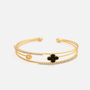 اسوارة نسائية بتصميم أنيق بلون ذهبي