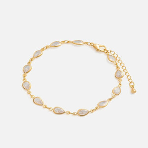 ‎ اسوارة نسائية كلاسيك باللون الذهبي