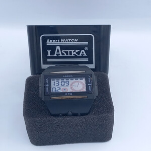 ساعة أطفال رقمية باللون الأسود والفضي 991005