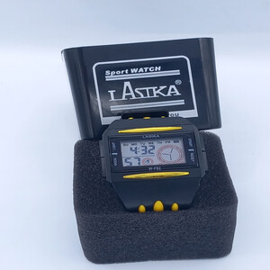 ساعة أطفال رقمية باللون الأسود والأصفر 991002