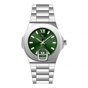 ساعة رجالي لويس ريفالLR25209فضي ميناء اخضر