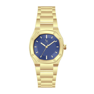 ساعة رجالي لويس ريفال 21019 ذهبي ميناء ازرق