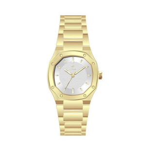 ساعة رجالي لويس ريفال 21019 ذهبي ميناء ابيض