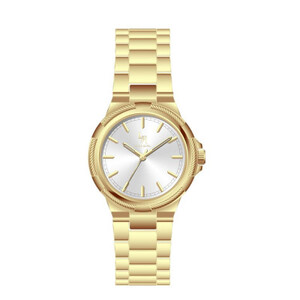 ساعة رجالي لويس ريفال 21016 ذهبي ميناء ابيض