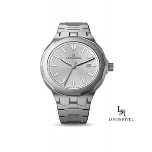 ساعة رجالي لويس ريفال 1099 فضي ميناء ابيض