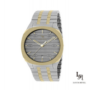 ساعة رجالي لويس ريفال 1040 لونين ذهبي ميناء رصاصي