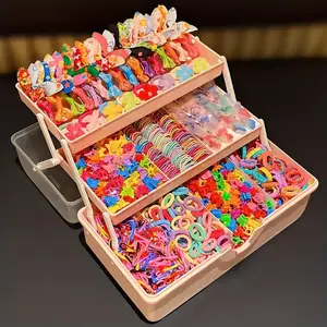 555 قطعة/مجموعة، مشابك شعر إكسسوارات للشعر.